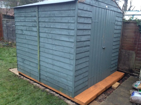 7ft x 7ft Shed Base Review - Shed Finished