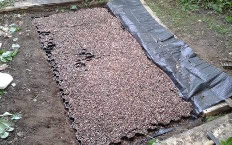 Garden Shed and Storage Unit Installation - Base Complete