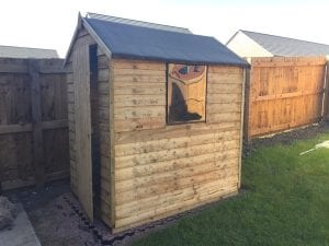 6ft x 4ft Plastic Shed Base Install - Completed