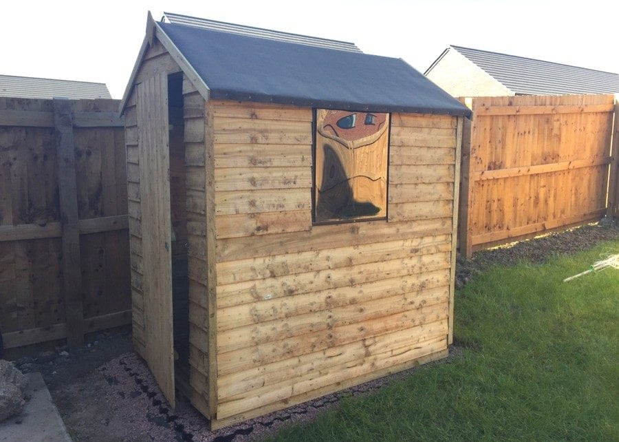 6ft x 4ft Plastic Shed Base Install - Featured Image