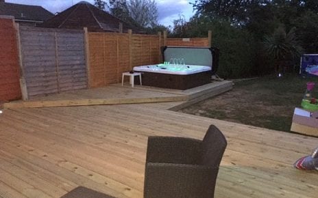 7ft x 7ft Hot Tub Base - Customer Review Featured Image