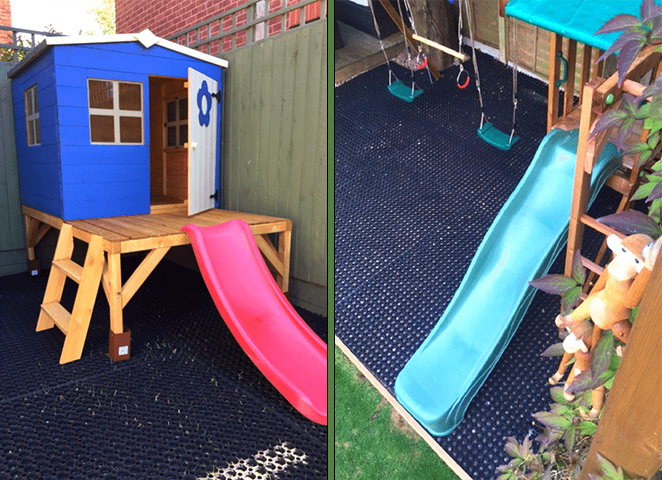 Rubber Grass Mats Under Play Areas Featured Image