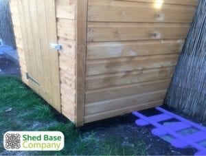 Shed on Plastic Base