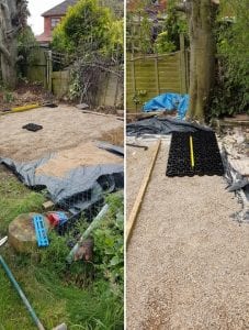 10x8 Log Cabin Base - Ground Prep