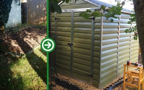 8ft x 6ft Metal Shed Base Installation - Featured Image