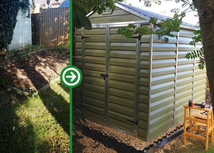 8ft x 6ft Metal Shed Base Installation - Featured Image