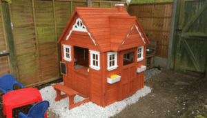 6ft x 4ft Plastic Playhouse Base Finished Playhouse