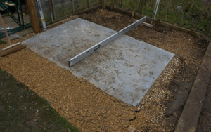 Greenhouse Base Extension Levelling