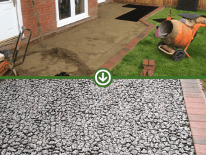 X-Grid and Resin Bound Patio Work