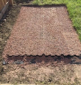 Shed Base and Gravel