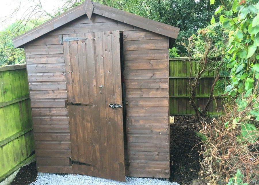 Customer Installation 8ft x 6ft Plastic Shed Base Featured Image