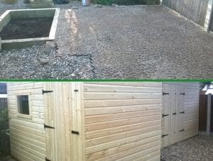 Two Plastic Shed Base Installations - Conclusion