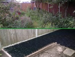 Two Plastic Shed Base Installations - Projects