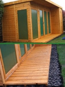12ft x 8ft Summerhouse Shed Installation Conclusion