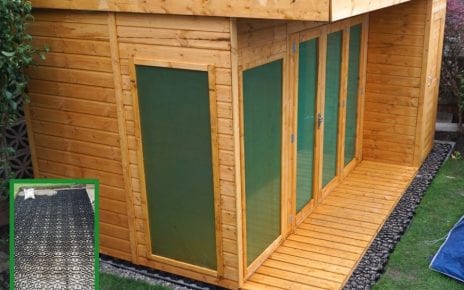 12ft x 8ft Summerhouse Shed Installation Featured Image