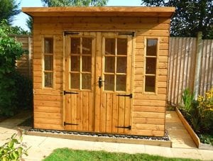 Plastic 8ft x 6ft Summerhouse Base - End