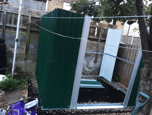 8ft x 6ft Metal Shed Base Work