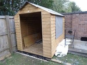 8ft x 6ft Plastic Shed Base Customer Installation Conclusion