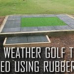 Rubber Tiles Used To Create All Weather Tee