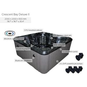 Blue Whale Spa - Crescent Bay Deluxe ii Hot Tub