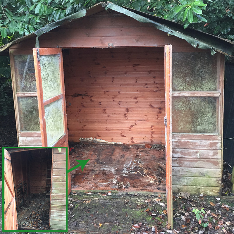 10ft x 6ft Plastic Shed Base Installation Rotten Shed Replacement