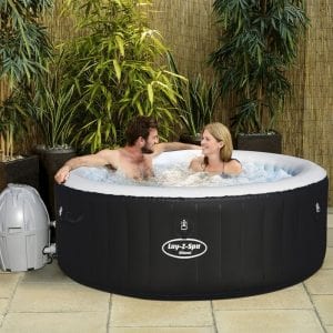 LayzSpa Hot Tub In Use