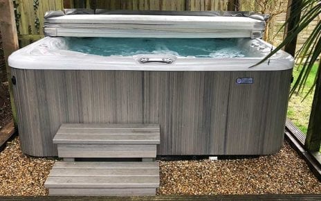 8ft x 8ft Hot Tub Base Installation - Featured Image