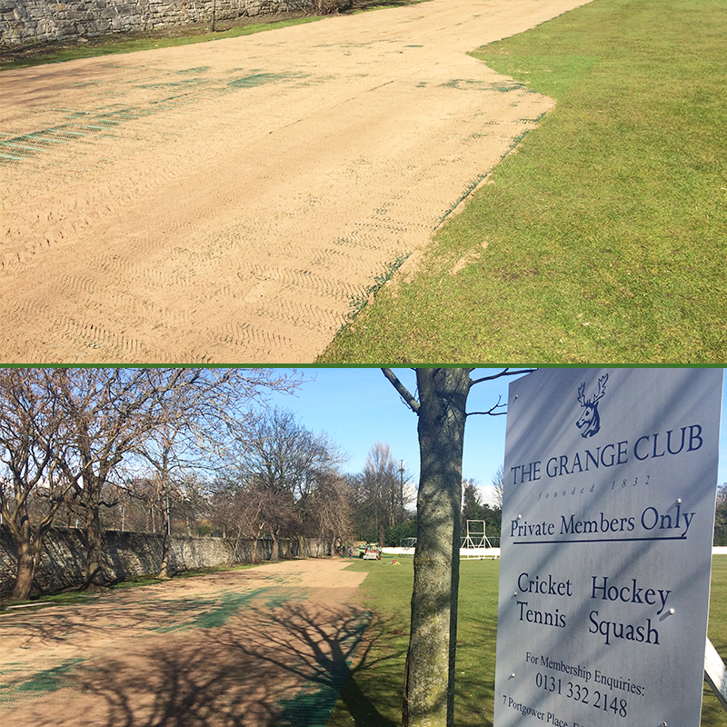 Grange Sports Club - TurfMesh Covered In Sand