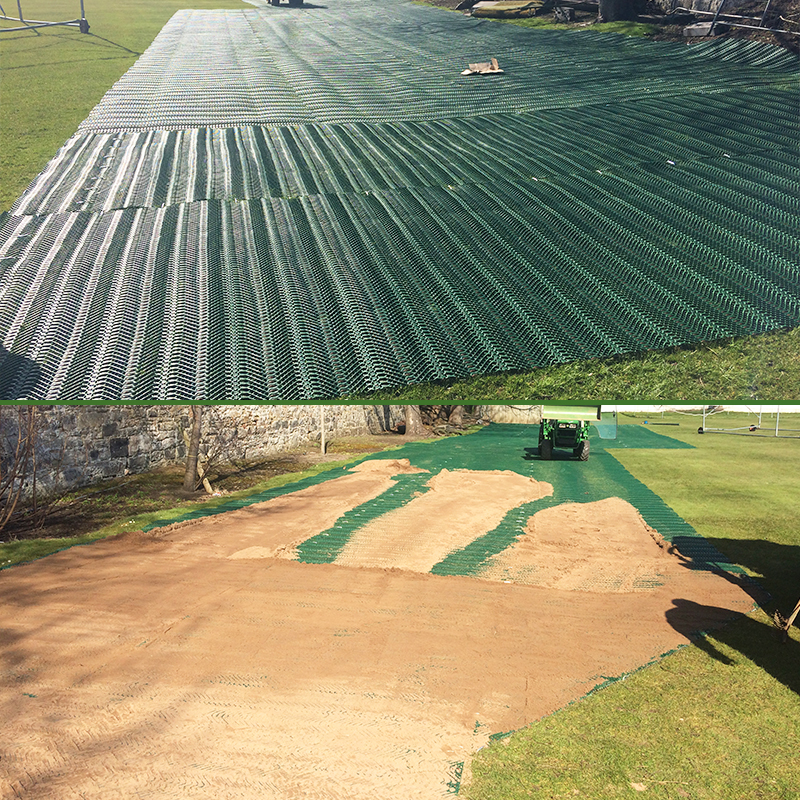 Grange Sports Club - TurfMesh Installed and Covered