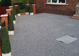 Steep Front Garden Transformed Into A 30m² X-Grid® Gravel Driveway - Featured Image