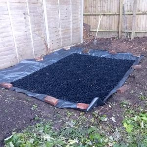 8ft x 6ft Forest Garden Shed & Base Installation - Membrane & Base Laid