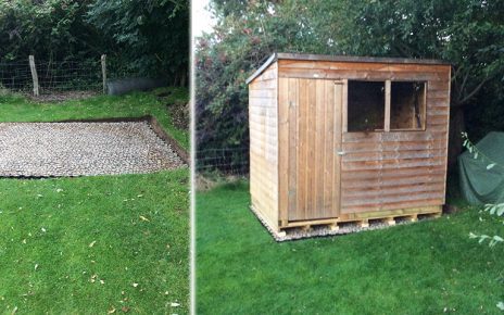 8ft x 6ft Plastic Shed Base Installation - Featured Image