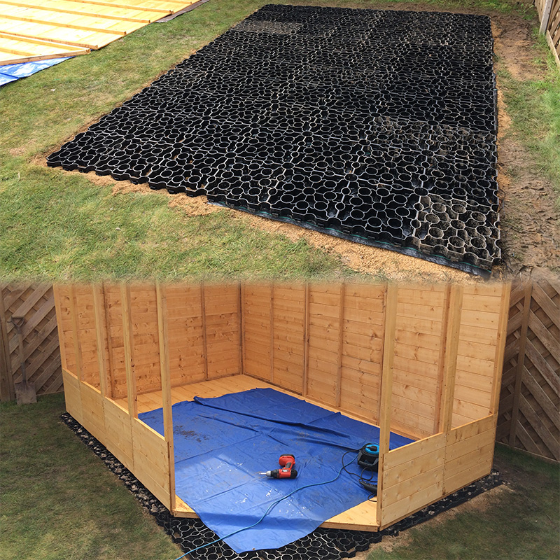 GARDEN SHED BASE KIT 20x8.6ft MEMBRANE 20x9 GREENHOUSE BASE 20x9' DRIVEWAY GRID2 GARDEN SHED BASE KIT 20x8.6ft MEMBRANE 20x9 GREENHOUSE BASE 20x9' DRIVEWAY GRID2