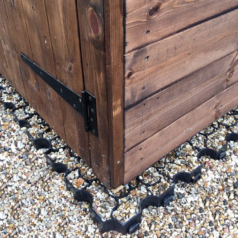 6ft x 4ft Plastic Shed Base Installed Under A Fearnwood Shed