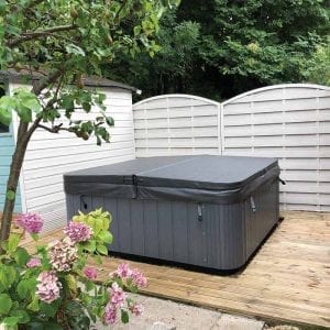 6ft x 6ft Hot Tub Base Install - Hot Tub Installed