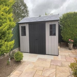 Keter Oakland 11'x7.5' Customer Review - Installation Finished