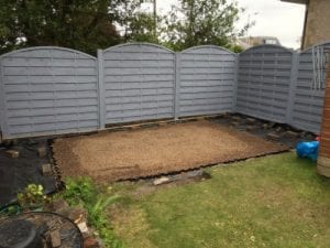 12ft x 8ft Plastic Shed Base Review - Base Finished