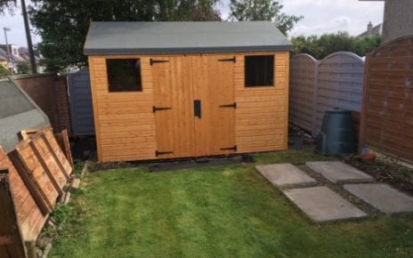 12ft x 8ft Plastic Shed Base Review - Shed Installed