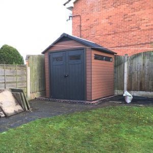 8ft x 8ft Plastic Shed Base Review - Finished