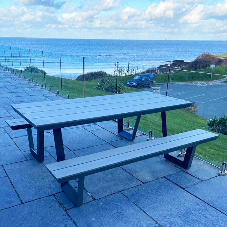 Grey-Wembley-Picnic-Table-Installed