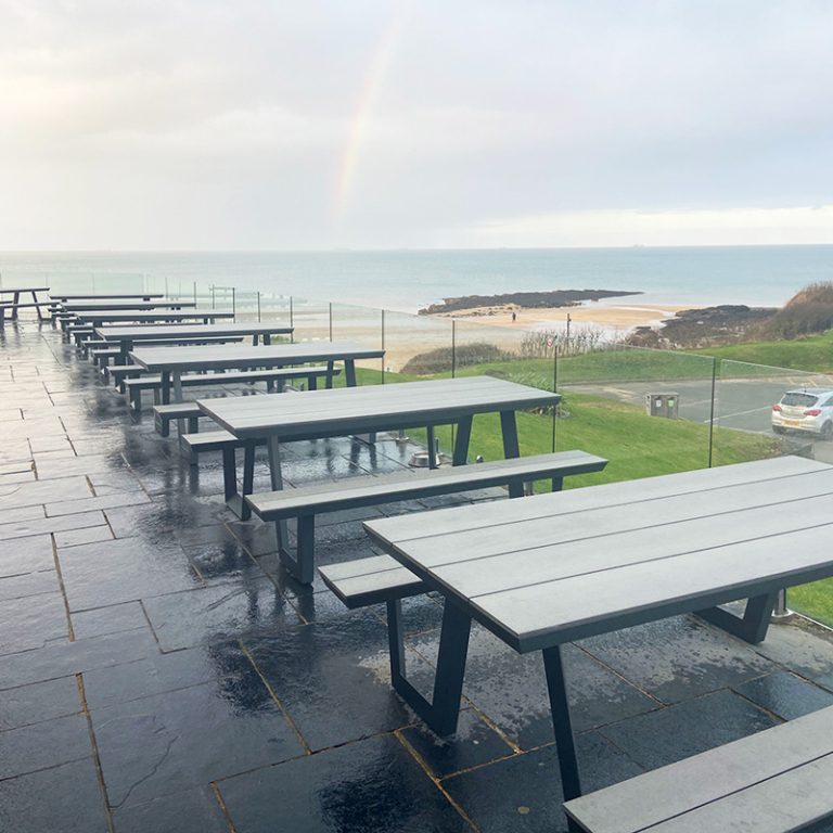 Grey-Wembley-Picnic-Tables-Installed