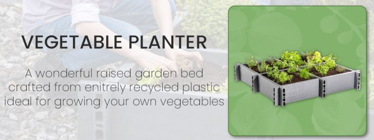 April Growing - Plastic Raised Vegetable Bed