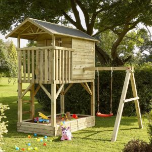 Beach Hut with Swing