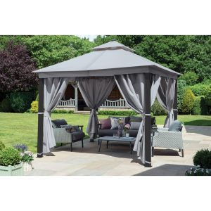 Luxury Gazebo 3x3m - Grey