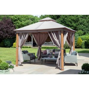 Luxury Gazebo 3x3m - Taupe