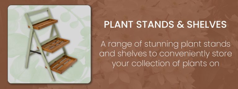 Plant Stands & Shelves - Brown Background