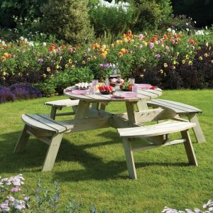 Round Picnic Table