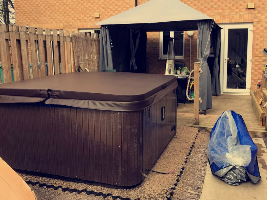 8ft x 8ft Hot Tub Base Featured Image