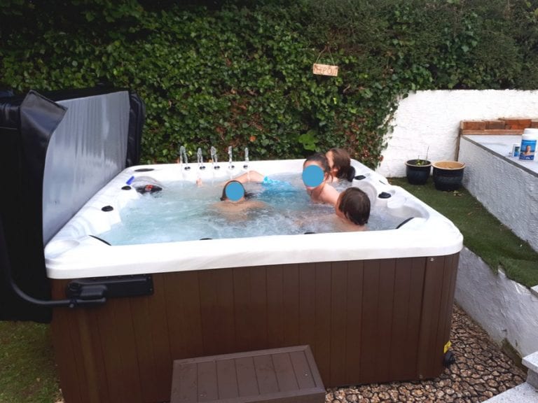 7ft x 7ft Hot Tub Installation - Featured Image