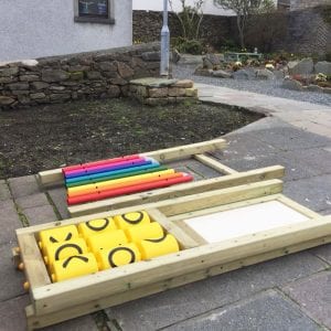 Rubber Tiles Used To Create Sensory Play Area - Play Equipment